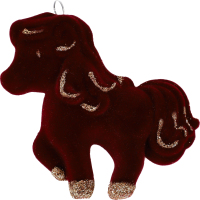 Фігурка новорічна Символ року Кінь 8,5*8см в асортименті КМ