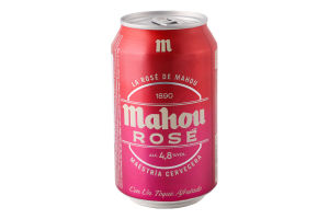 Напій пивний Mahou Rose 4,8% 0,33л з/б