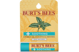 Burt's Bees + Soothing Lip Balm with Eucalyptus & Menthol