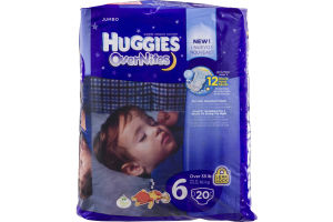 Huggies Over Nites Diapers Over 35 lb - 20 CT