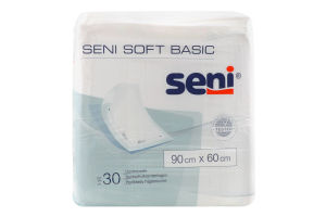 Пеленки гигиенические 90х60см Soft Basic Seni 30шт