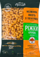 Вироби макаронні Ріжки кручені Екстра Ярослав м/у 500г