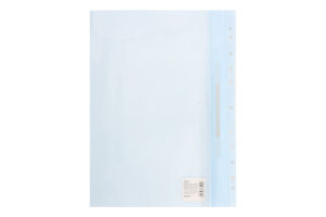 Швидкозшивач А4 з перфорацією 120/150мкм Аксент