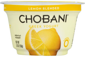 Chobani Greek Non-Fat Yogurt Lemon Blended