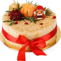 Торт Наполеон з зав. кремом і жур. ваг