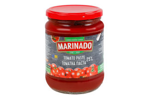 Паста томатная 25% стерилизованная Marinado 1с с/б 450г