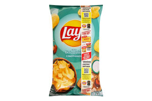 Чипсы картофельные Белые грибы со сметаной Lay's м/у 120г