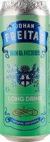 Напій слабоалкогольний 0.5л 5% сильногазований Gin&Herbs Johan Freitag з/б
