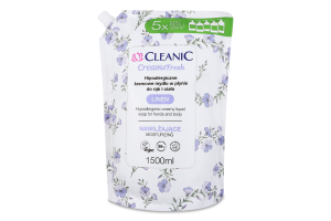 Крем-мило рідке Cleanic Linen для рук і тіла