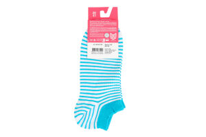 Шкарпетки жіночі MovementStandard №MS M0118S 073 39-41 білий-бірюза
