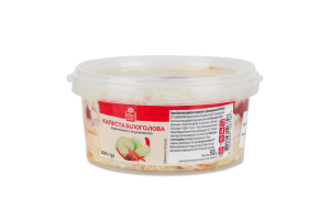 Капуста білоголова маринована з журавлиною з підсолоджувачами Fine Life відро 500г