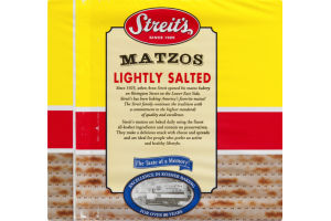 Streit's Matzos Lightly Salted