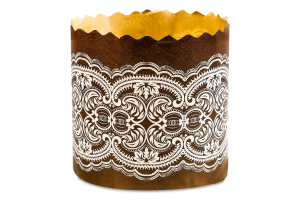 Форма для выпекания для изделий из теста бумажная 90х85мм Кружево ТОВ РКСП 1шт