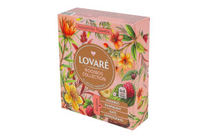 Чай ройбуш асорті Rooibos collection Lovare к/у 32х1.5г