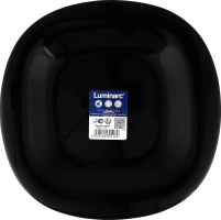 ТАРІЛКА ДЕС БЛЕК КАРІНА 19СМ КВАДР 1ШТ 24ШТ ЛЮМІНА