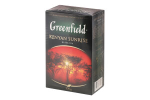 Чай черный байховый листовой Kenyan Sunrise Greenfield к/у 100г