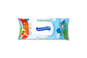 Серветка волога PRO Superfresh Antibact з клапаном