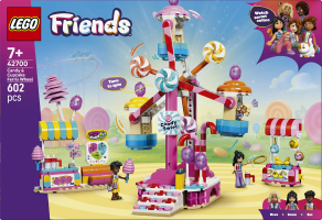 Конструктор для детей от 7лет №42700 Candy&Cupcake ferris wheel Friends Lego 602эл
