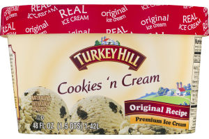 Turkey Hill Original Recipe Premium Ice Cream Cookies 'n Cream