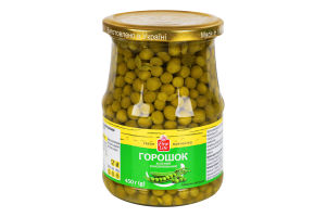 Горошок зелений консервований стерилізований Fine Life в/с с/б 450г