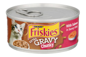 Purina Friskies Extra Gravy Chunky with Salmon