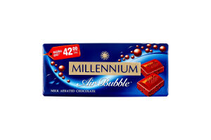 Шоколад молочний пористий Millennium м/у 85г