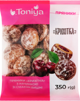 Пряники с начинкой со вкусом вишни Крошка Toniya м/у 350г