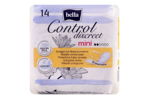 Прокладки урологические Mini Control Discreet Bella 14шт