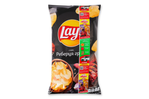 Чипси картопляні Реберця гриль Lay's м/у 120г