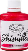 Барвник харчовий рожевий Металік Shimmer Criamo п/пл 30г