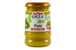 Паштет Sacla' з зелених оливок