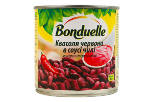 Квасоля червона в соусі чилі стерилізована Bonduelle з/б 430г
