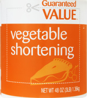 Guaranteed Value Vegetable Shortening