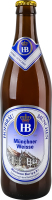 Пиво 0.5л 5.1% світле нефільтроване солодове пастеризоване Munchner Weisse Hofbrau Munchen пл