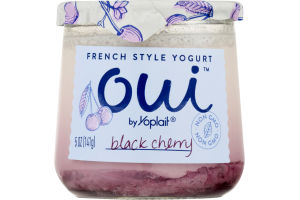 Yoplait Oui French Style Yogurt Black Cherry