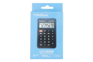 Калькулятор кишеньковий 8розрядів LC-110NR Brilliant
