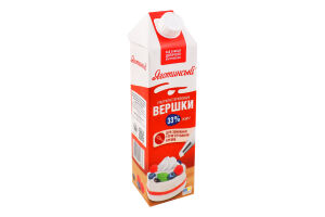 Сливки 33% ультрапастеризованные Яготинські т/п 950г
