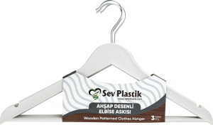 Вішак д/одягу пластик з нарізами 3шт 50617 BMG House