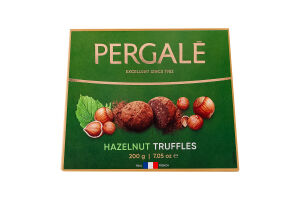 Цукерки трюфельні зі смаком лісових горіхів Pergale к/у 200г