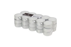 Свічка чайна біла блок 6год №У7055 Kyiv Candle Factory 30шт