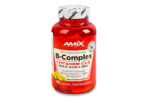 Добавка харчова капсули B-Complex + Вітамін С Amix 90шт