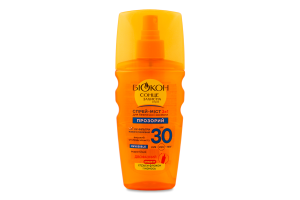 Спрей д/безпечної засмаги Прозорий 2в1 SPF30 160мл Біокон