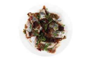 Філе оселедця з карамелізов.цибулею,ваг