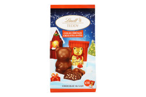 Цукерки Lindt фігурки з мол шок з хрус пластівцями