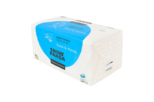 Рушники паперові листові 2-х шарові 200х220мм Snow Panda 120шт