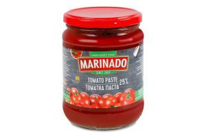 Паста томатная 25% стерилизованная Marinado 1с с/б 450г