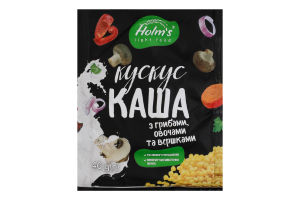 Каша кускус з грибами, овочами та вершками, 40 г
