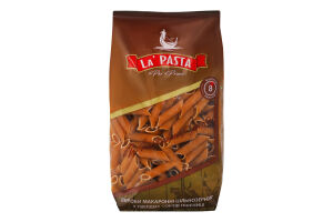 Изделия макаронные из твердых сортов пшеницы Penne Rigate Wholewheat pasta La Рasta Per Primі м/у 400г