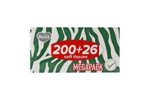 Салфетки косметические 2-х слойные Family pack Ruta 226шт