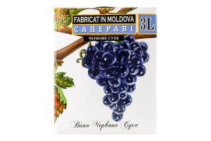 Вино 3л 12% чер сух Сапераві Аліанца-Вин
